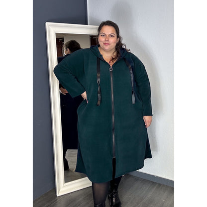 ROBE SWEAT - VERT FONCÉ L'indisciplinée